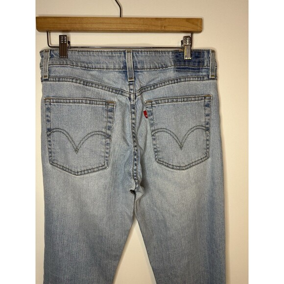 Levi’s 519 Vintage Jeans Low Stretch Flare Light Wash Sz 11 Junior Long - Picture 5 of 12